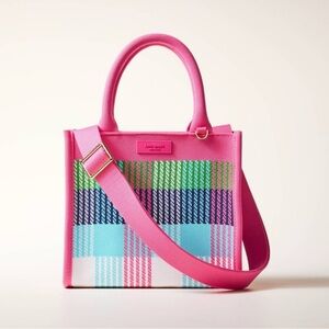 Plaid Knit Crossbody bag Kate Spade for Target